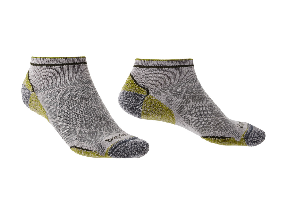 Pánské ponožky Bridgedale Hike UL T2 CP Low grey/green XL(48+)