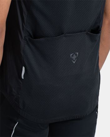 Pánská cyklistická vesta Kilpi Flow-M BLK (2)