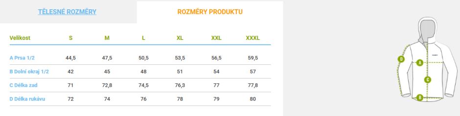 Pánské funkční triko Husky TROMI ZIP M black, velikost (3)