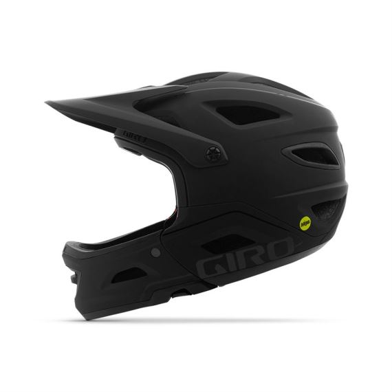 Integrální cyklistická helma GIRO Switchblade MIPS Mat Black/Glos Black