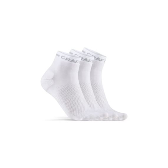 Set ponožek Craft Core Dry Mid 5-pack bílá