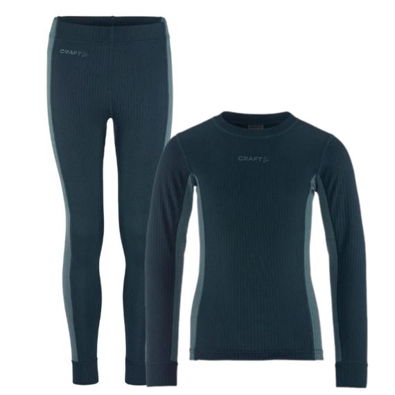 Dětský funkční set Craft Core Dry Baselayer J modrá