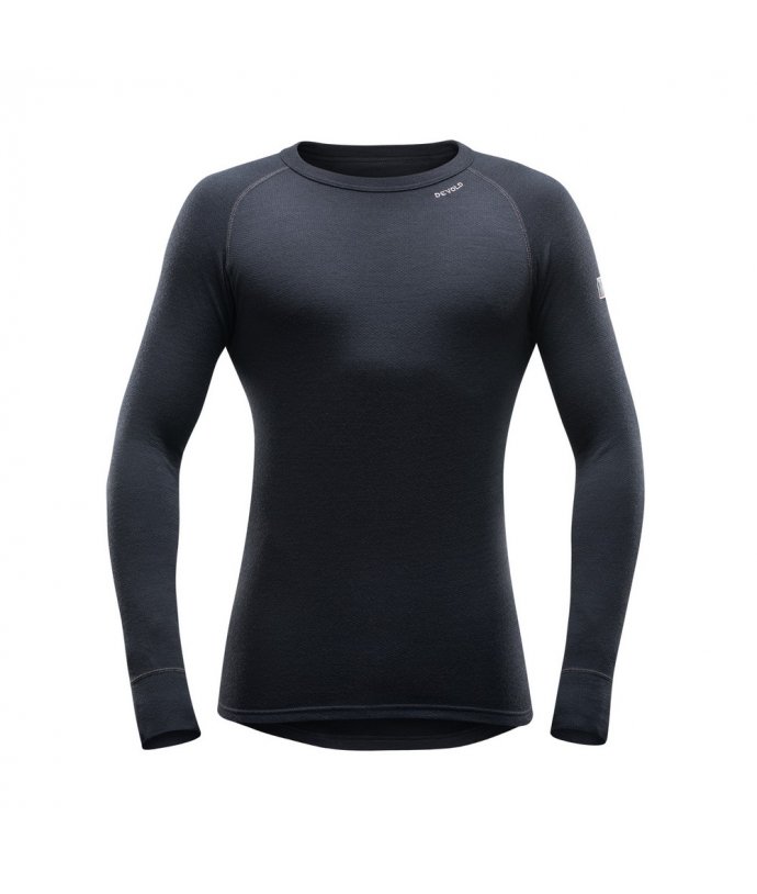 Pánské dvouvrstvé vlněné tričko Expedition Man Shirt černá XL
