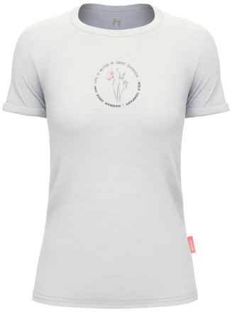 Dámské tričko Hannah Selia II bright white (red)