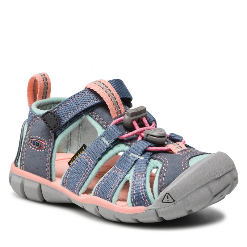 Dětské sandály Keen Seacamp II CNX Children flint stone/ocean wave 24EU