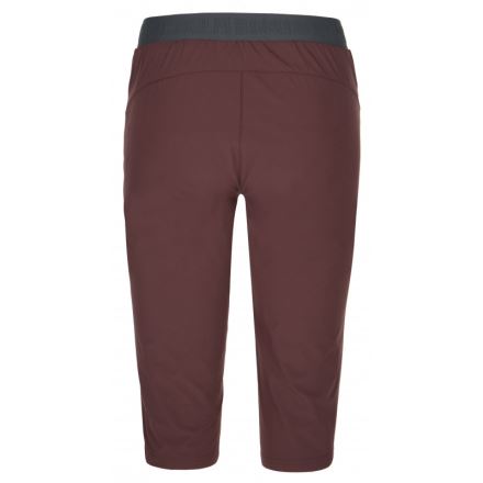 Dámské outdoorové 3/4 kalhoty Kilpi Meedin-W Tmavě červená (1)
