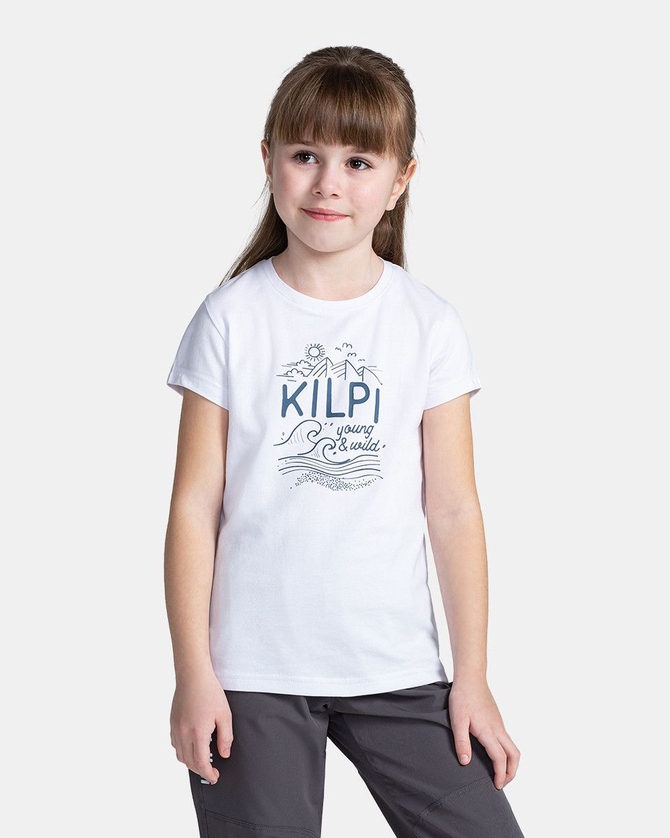 Dívčí triko Kilpi Malga-JG WHT 110