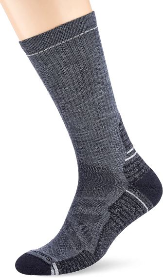 Pánské ponožky Smartwool Hike Light Cushion Crew Socks Medium Gray