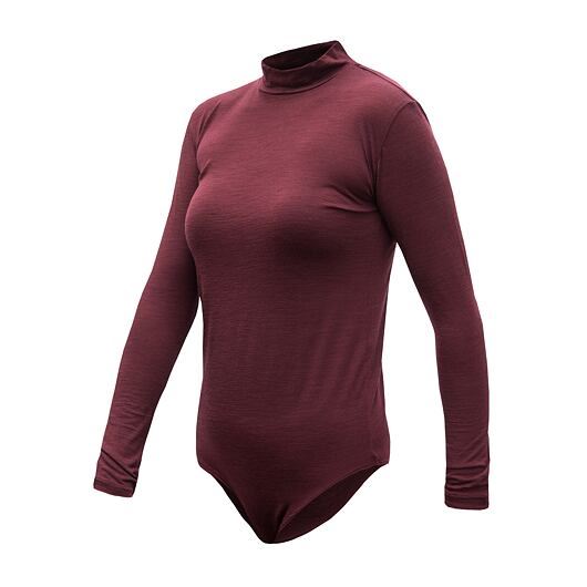 Sensor Merino Air dámské body dl.rukáv port red