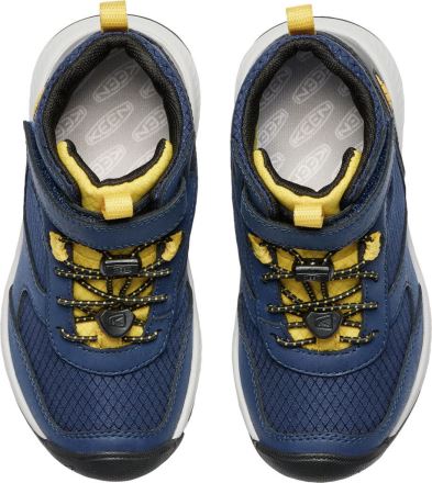 Dětská nepromokavá bota Keen Skua Mid WP Children/Yout naval academy/yolk yellow (6)