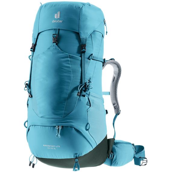 Dámský turistický batoh Deuter Aircontact Lite 45+10L Lagoon/ivy Small