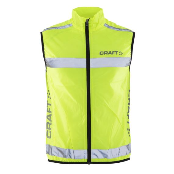 Bezpečnostní vesta pro běžce a cyklisty CRAFT Safety Vest žlutá