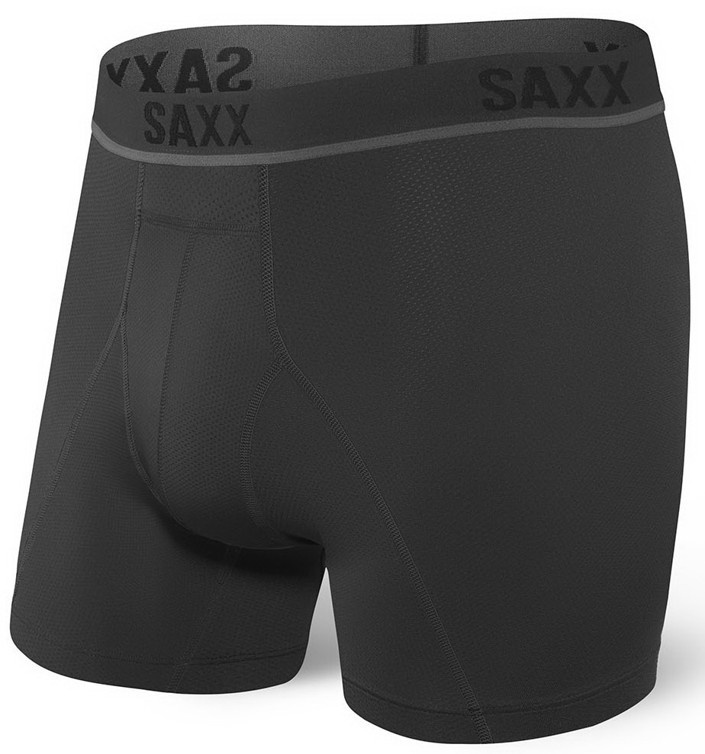 Pánské boxerky SAXX Kinetic HD Boxer Brief blackout S