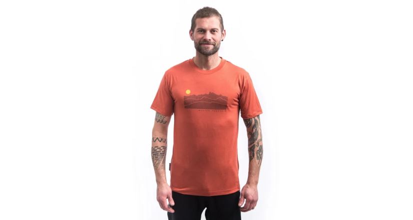 Funkční tričko Sensor Merino Active Sunrise terracotta (1)