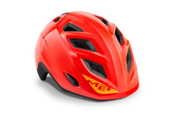 Juniorská cyklistická helma MET Genio červená lesklá