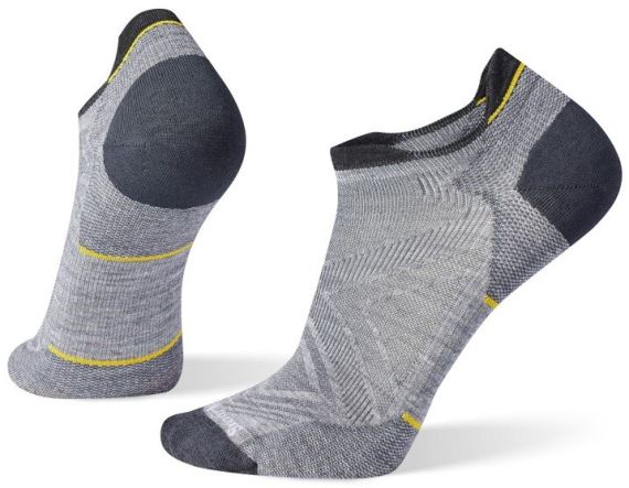 Pánské ponožky Smartwool Run Zero Cushion Low Ankle Pattern light gray