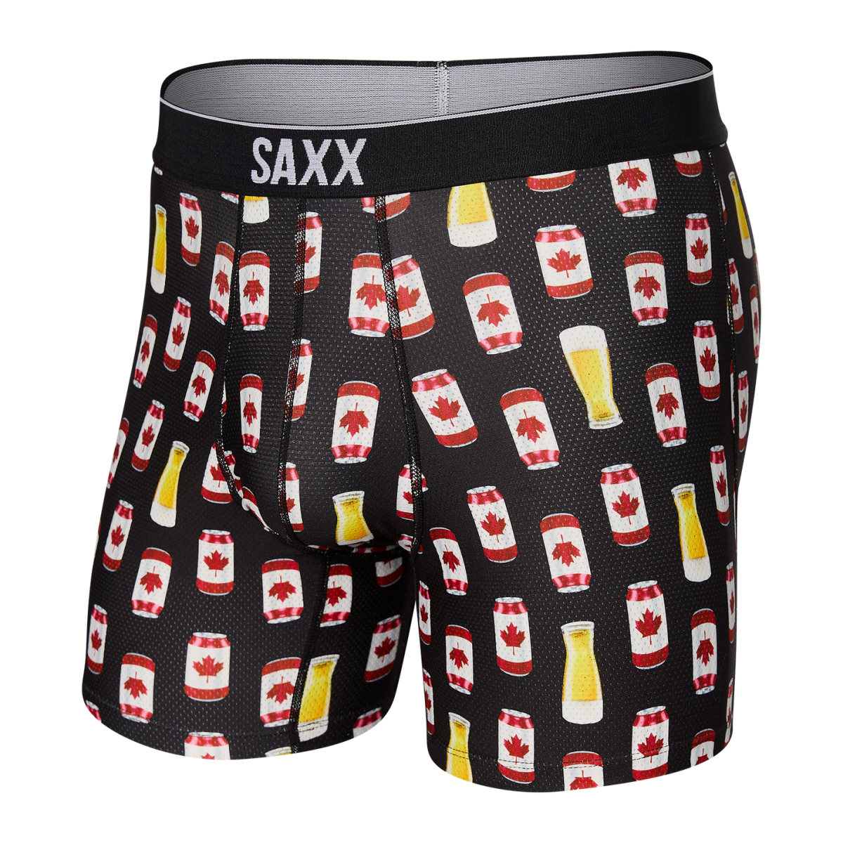 Pánské boxerky SAXX Volt Breathable Mesh Boxer Brief canadian lager L