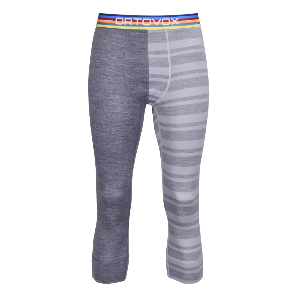 Pánské funkční 3/4 spodky Ortovox 185 Rock'n'Wool Short pants Grey blend S