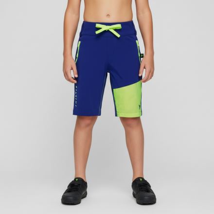 Dětské kraťasy Silvini CP2649 Acri blue-neon (1)