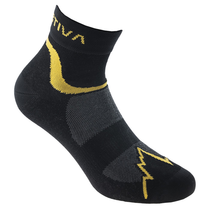Pánské ponožky La Sportiva Fast running socks black/yellow S
