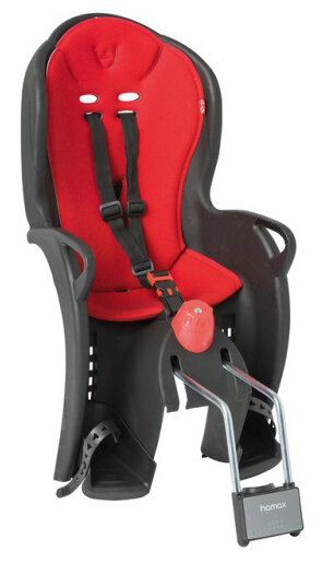 Zadní dětská sedačka Hamax Sleepy černo/červená