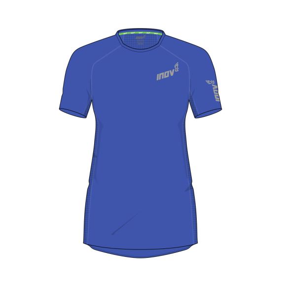 Dámské funkční tričko s krátkým rukávem Inov-8 Base Elite modrá