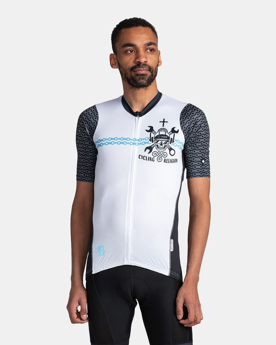 Pánský cyklistický dres Kilpi Rival-M WHT 3XL