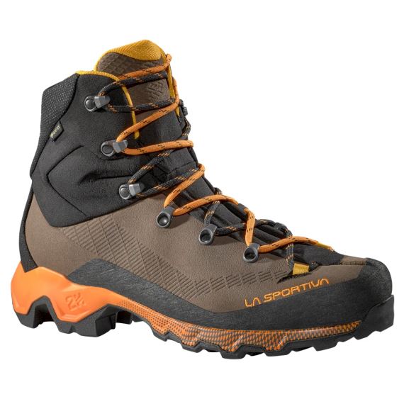 Pánské kotníkové boty La Sportiva Aequilibrium Trek GTX chocolate/papaya_n05y02