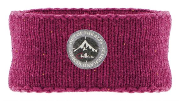 Pletená čelenka Chillaz Easy Cool pink melange
