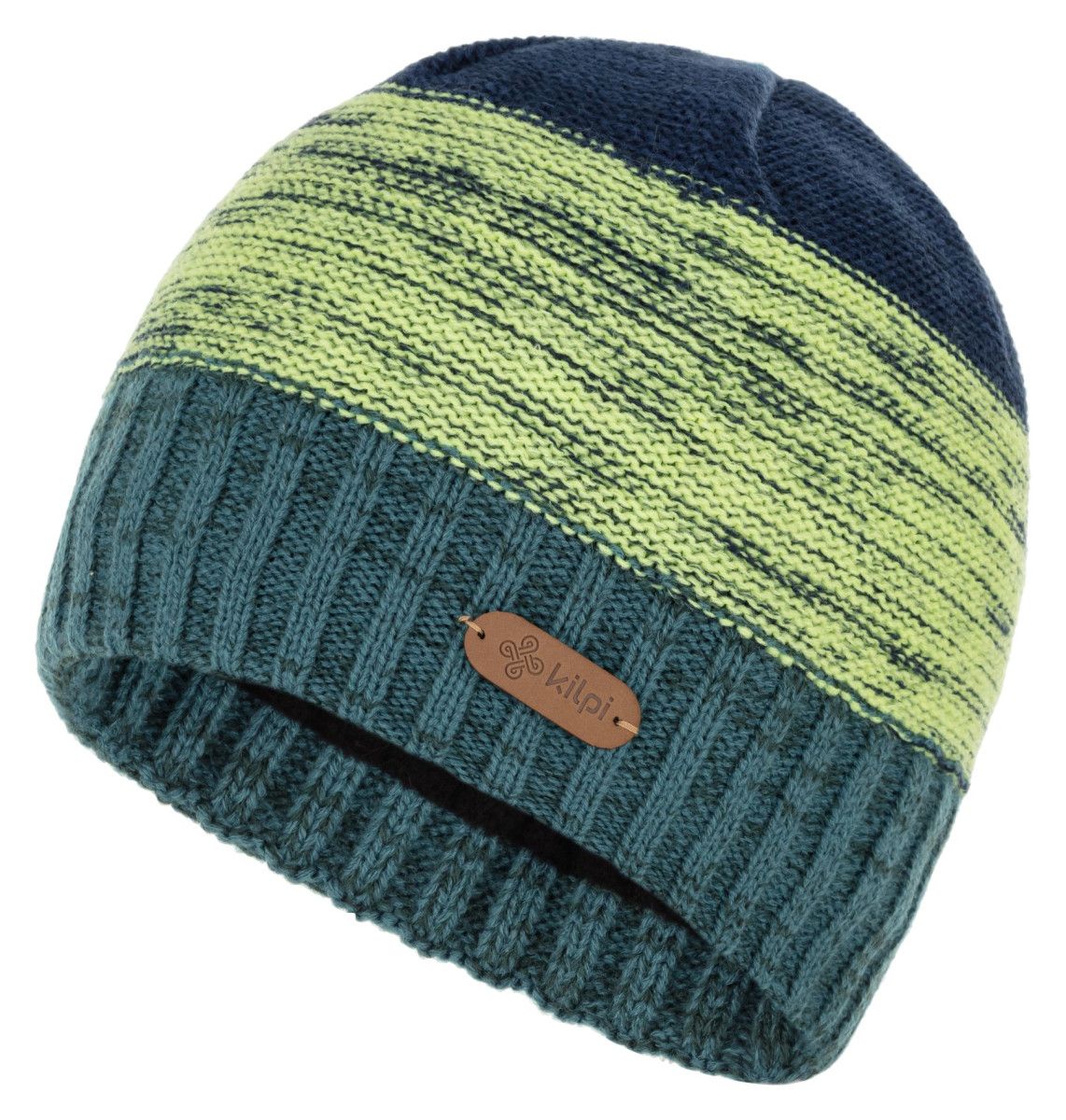 Pánská zimní pletená čepice Kilpi MAYLO-M zelená