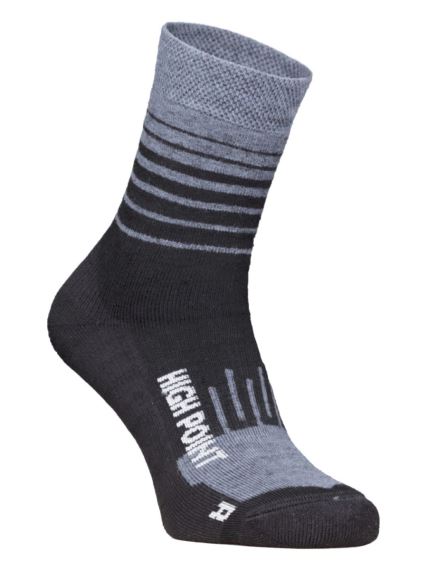 Dámské ponožky High Point Mountain Merino 3.0 Lady Socks black/light blue