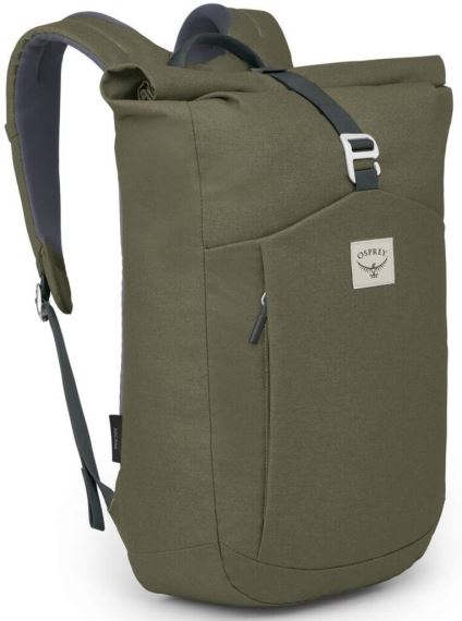 Městský batoh Osprey Arcane Roll Top Pack earl grey/sandy grey heather