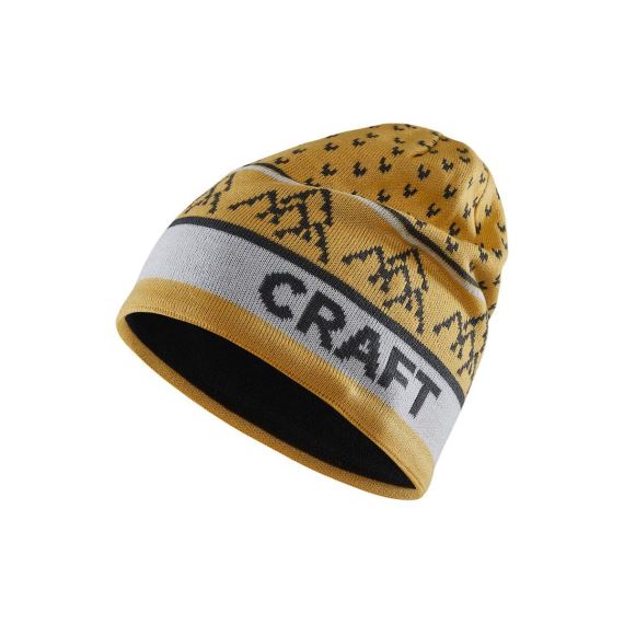 Unisex čepice Craft Core Backcountry Knit žlutá