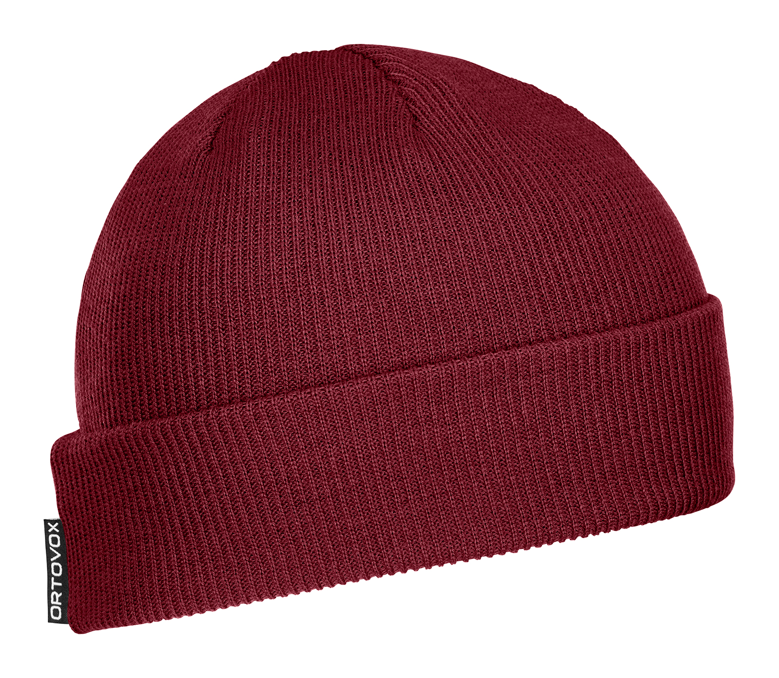 Čepice ORTOVOX Nicholson Rib Beanie Dark blood