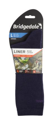 Ponožky Bridgedale Liner Thermal Liner Boot x2 navy/428 (2)