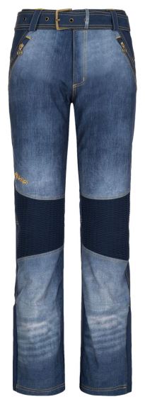 Dámské softshellové lyžařské kalhoty Kilpi JEANSO-W modré