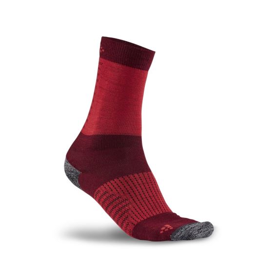 Vyšší teplé ponožky CRAFT XC Training červená