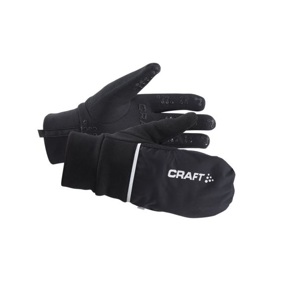 Cyklistické kombinované rukavice CRAFT Hybrid Weather černá