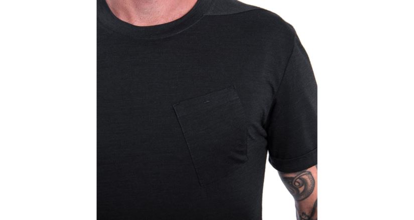 Pánské funkční triko Sensor Merino Air Traveller Černá (4)