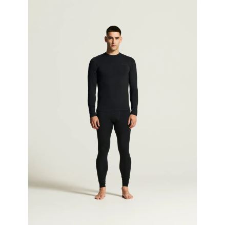 Pánské termotriko Craft Wool 95 LS black melange (2)