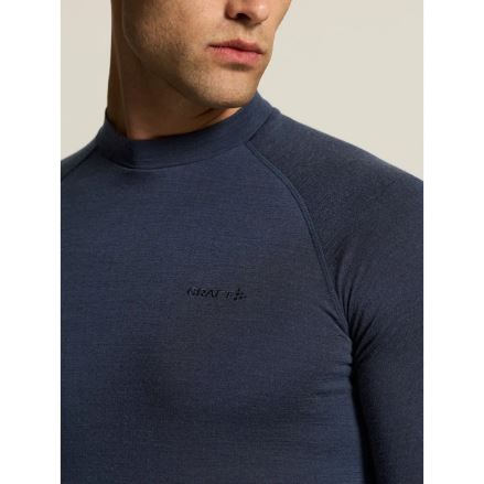 Pánské termotriko Craft Wool Comfort RN LS night (7)