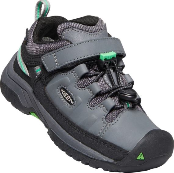 Dětské boty KEEN Targhee Low WP Children steel grey/irish green