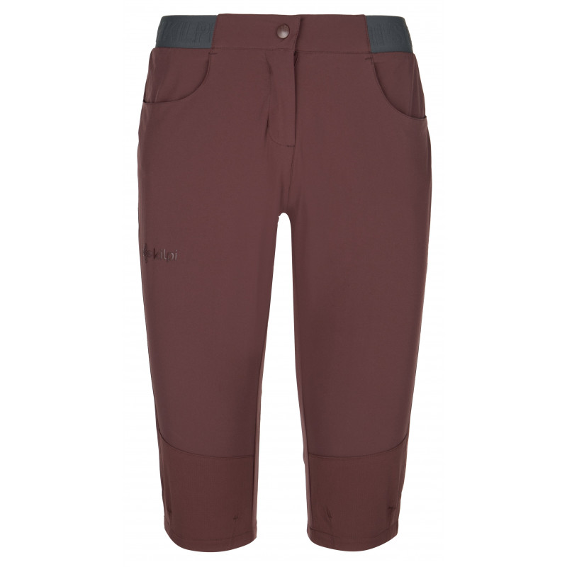 Dámské outdoorové 3/4 kalhoty Kilpi Meedin-W Tmavě červená XL