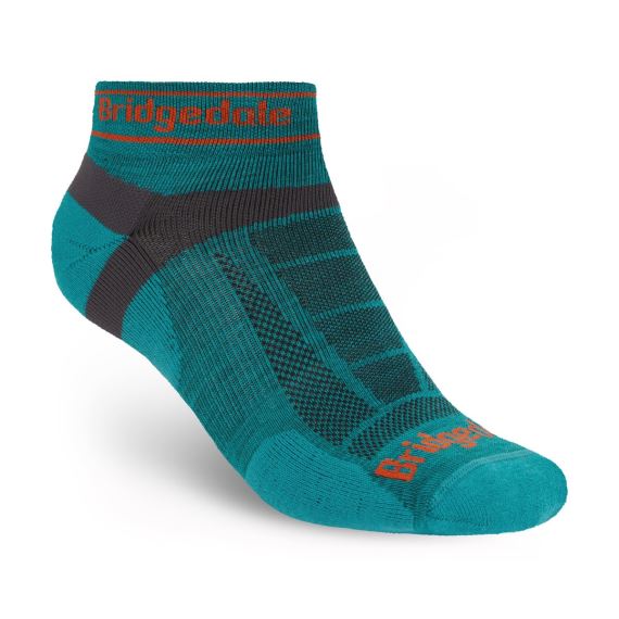Pánské ponožky Bridgedale Trail Run Ultralight T2 Merino Sport Low Teal