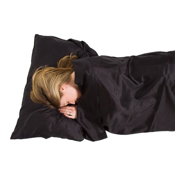 Spací vak Lifeventure Silk Ultimate Sleeping Bag Liner Rectangular black