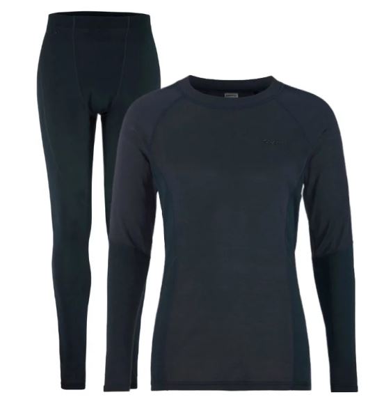 Pánský funkční set Craft CORE Warm Baselayer modrá, kompletní termo prádlo na obrázku.