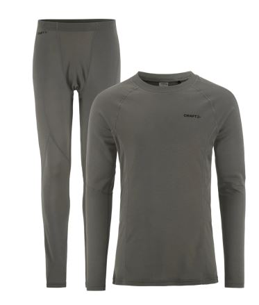 Pánský funkční set Craft Core Warm Baselayer šedá