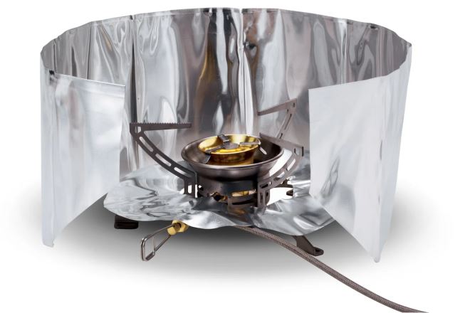 Závětří PRIMUS Windscreen and Heat Reflector Set šedá