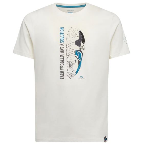 Pánské tričko La Sportiva Solution T-Shirt chalk/lake