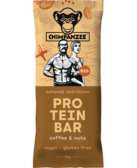 Proteinová tyčinka Chimpanzee Bio Protein Bar 40g coffe - nuts